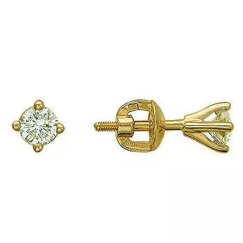 Золотые серьги 01C644137