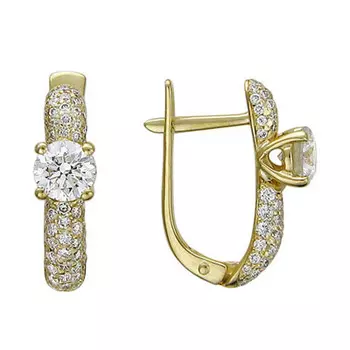 Золотые серьги 01C644195