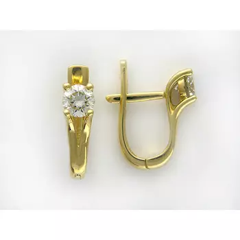 Золотые серьги 01C644415