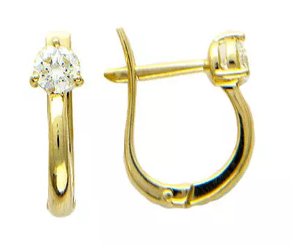 Золотые серьги 01C644699