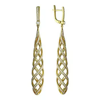 Золотые серьги 01C646380