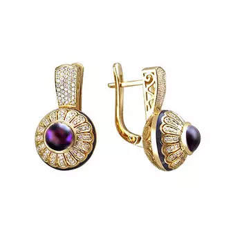 Золотые серьги 01C646563U-1