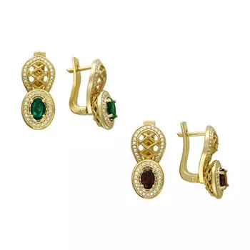 Золотые серьги 01C646570