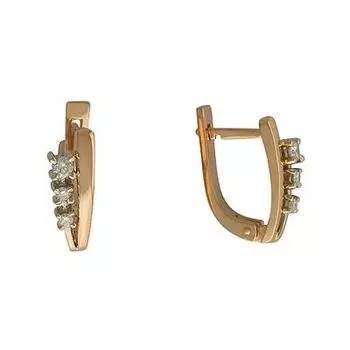 Золотые серьги 01C662079