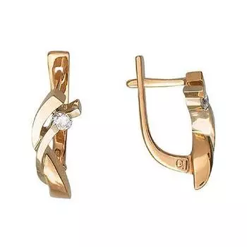 Золотые серьги 01C662735