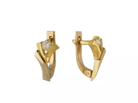 Золотые серьги 01C662760