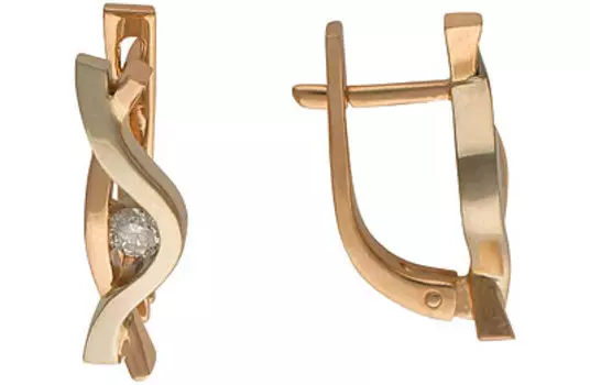 Золотые серьги 01C662791