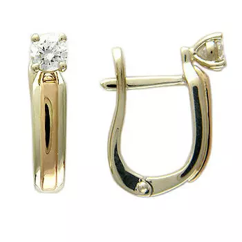 Золотые серьги 01C664409