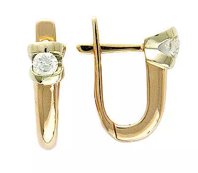 Золотые серьги 01C664832