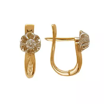 Золотые серьги 01C664991