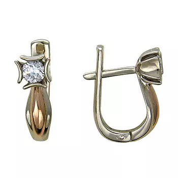 Золотые серьги 01C665427