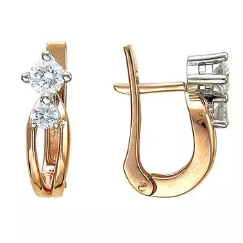 Золотые серьги 01C665526