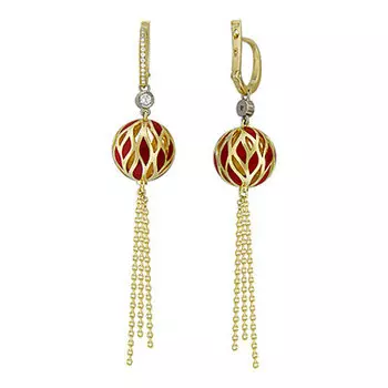 Золотые серьги 01C667822JU