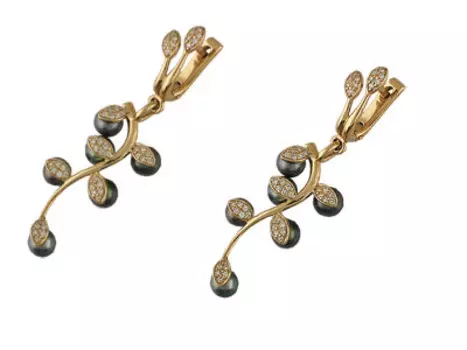 Золотые серьги 01C672765