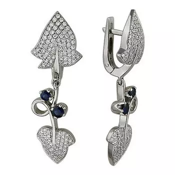 Золотые серьги 01C673272-1