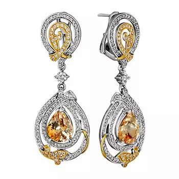 Золотые серьги 01C673930-2