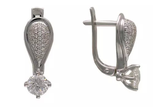 Золотые серьги 01C673938