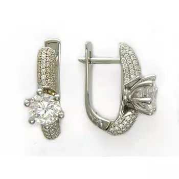 Золотые серьги 01C674146