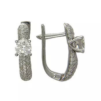 Золотые серьги 01C674195