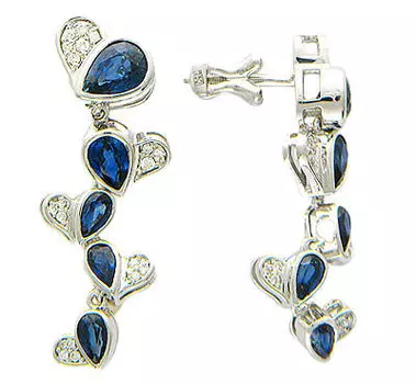 Золотые серьги 01C674326