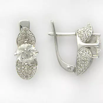 Золотые серьги 01C674585