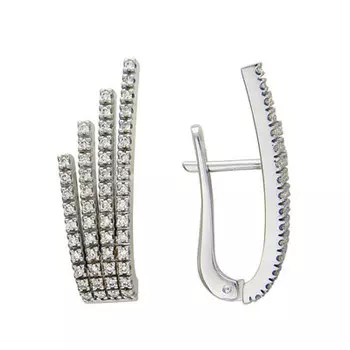 Золотые серьги 01C676302