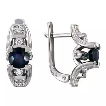 Золотые серьги 01C676314-1