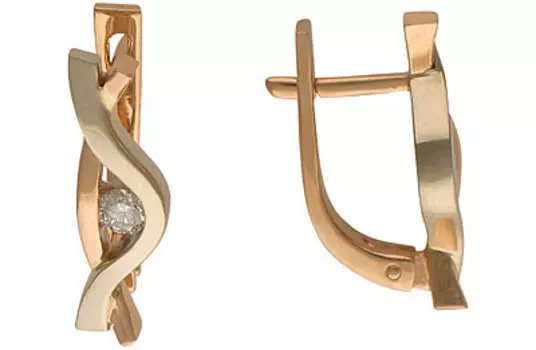 Золотые серьги 01C682791