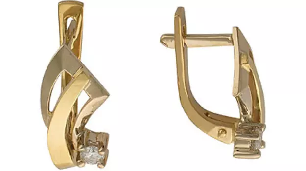 Золотые серьги 01C682873