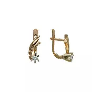 Золотые серьги 01C683361