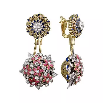 Золотые серьги 01C684525UZL