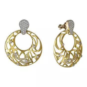 Золотые серьги 01C685586