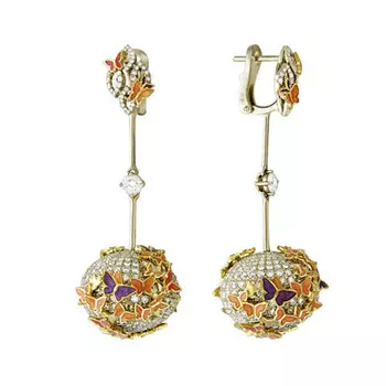 Золотые серьги 01C685936UL