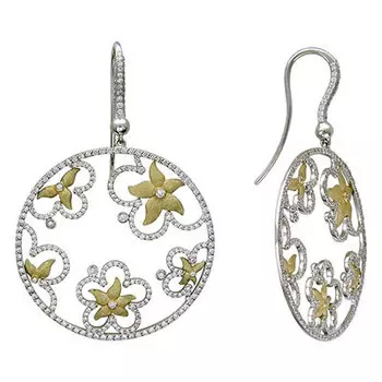 Золотые серьги 01C686057