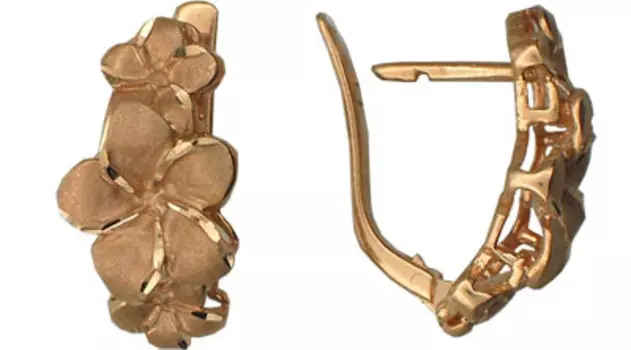 Золотые серьги 01C712081