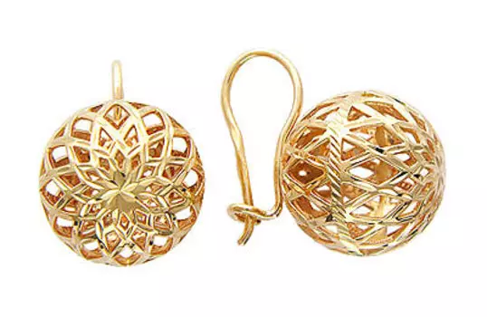 Золотые серьги 01C714612