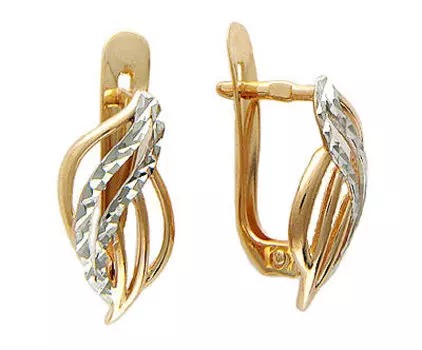 Золотые серьги 01C714770