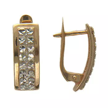 Золотые серьги 01C715029