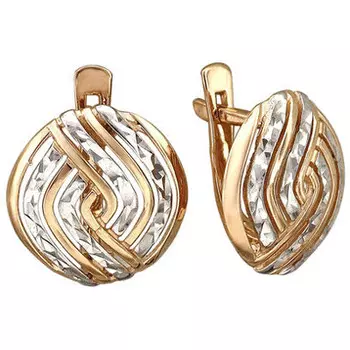 Золотые серьги 01C716524