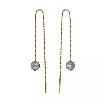 Золотые серьги 01C765731