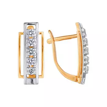 Золотые серьги 02149RS