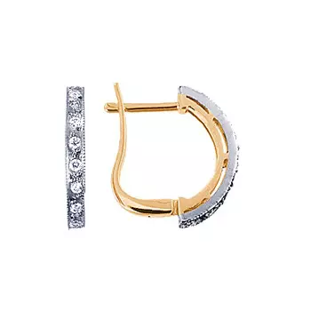 Золотые серьги 02923RS