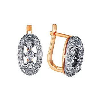 Золотые серьги 10152RS