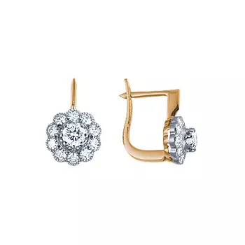 Золотые серьги 10167RS