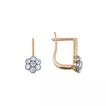 Золотые серьги 10205RS