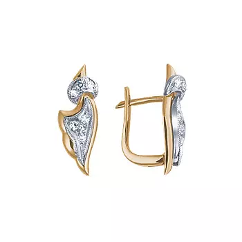 Золотые серьги 10550RS