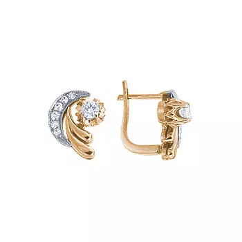 Золотые серьги 10688RS