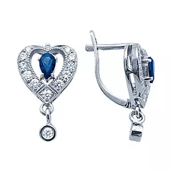 Золотые серьги 14515RS