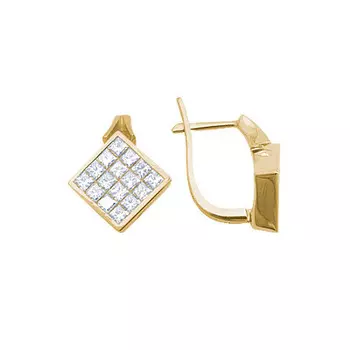 Золотые серьги 14525RS