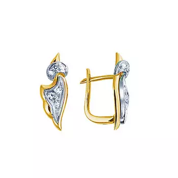 Золотые серьги 15302RS